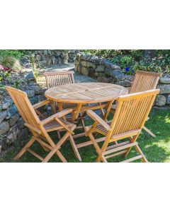 Teak Outdoor Table and Chair Set