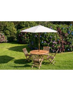 Cream 2.5m Outdoor Parasol - Clearance3