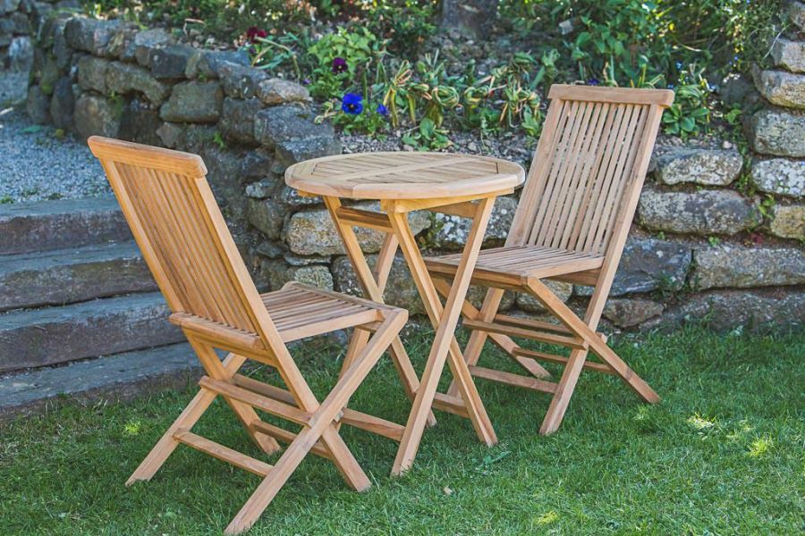 Outdoor Teak Table and Chair Set