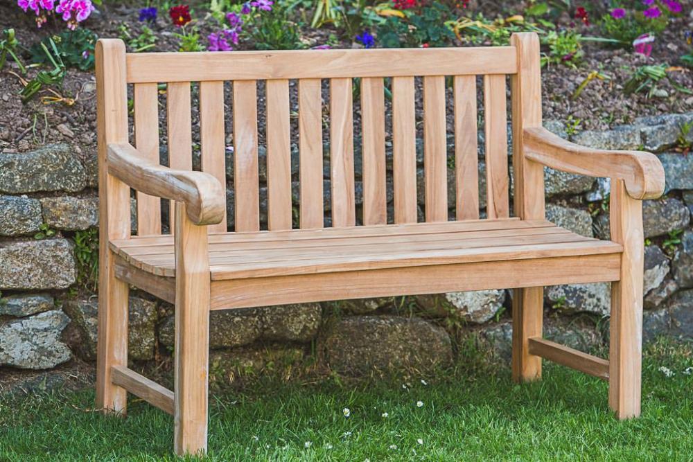 Garden Furniture Glasgow 5 teak memorial bench elizabeth 120cm