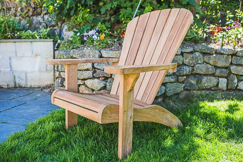 Fixed Teak Adirondack Chair