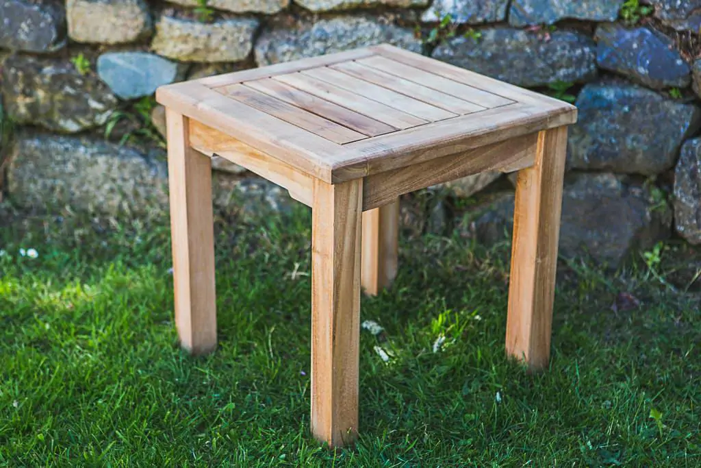 Solid Teak 45cm Square Coffee Table