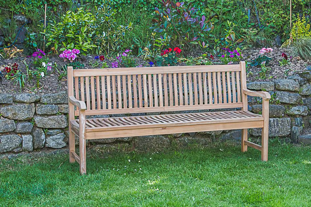 Elegant Teak Garden Bench – Eleanor 6ft (seats 4)