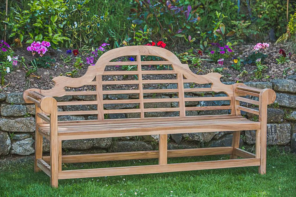 Teak Lutyens Garden Bench – 6ft (seats 4)