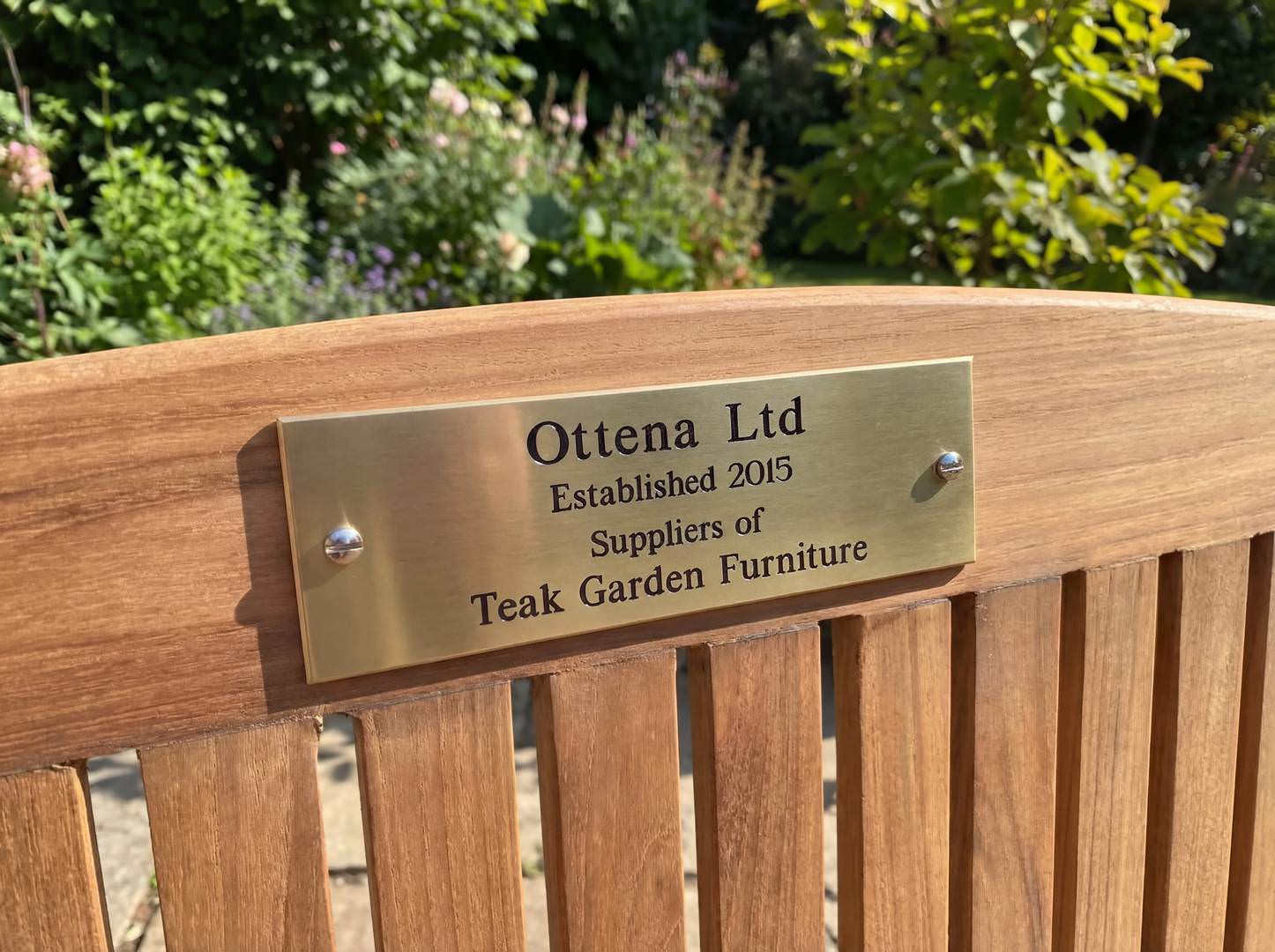 Brass memorial plaque