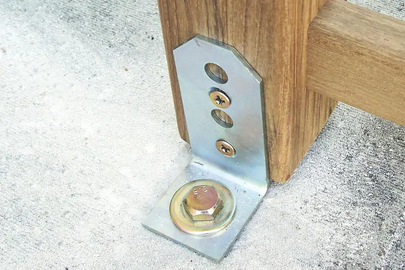 4 Piece ‘L’ Bracket Hard Surface Anchor Kit