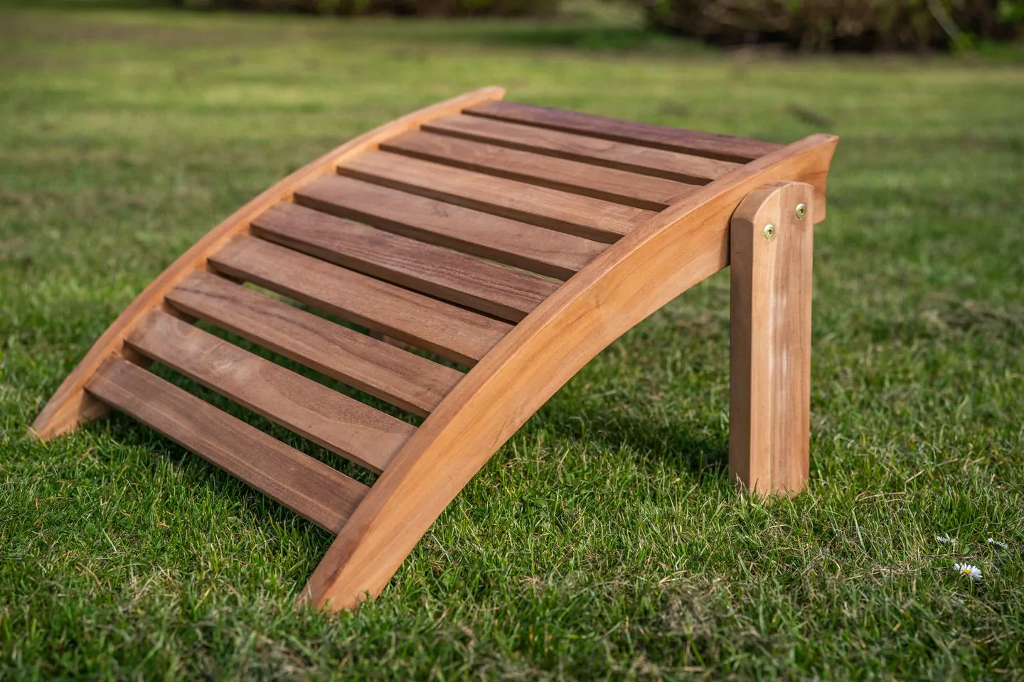 Solid Teak Adirondack Footstool