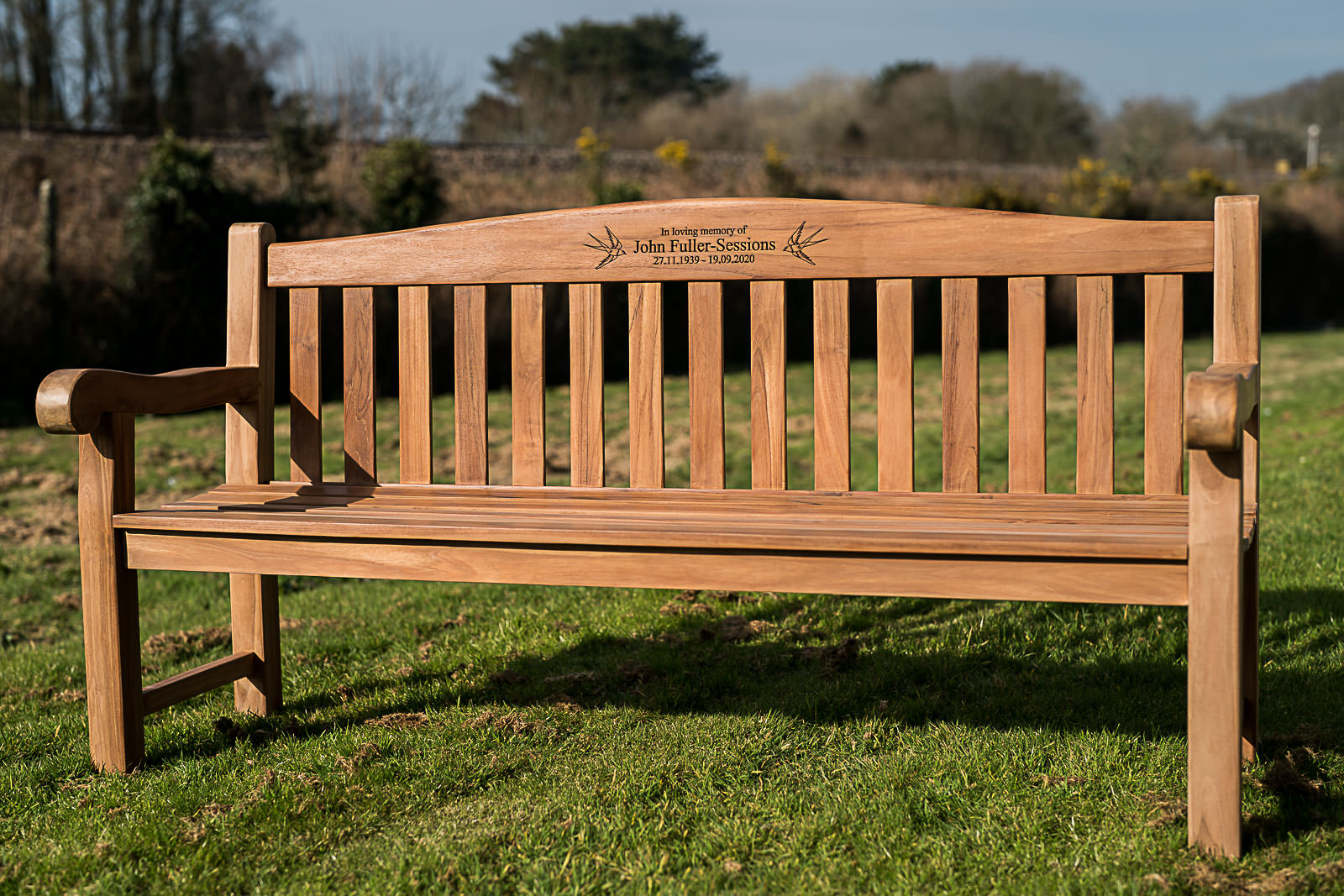 Bench Engraving