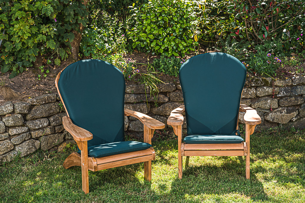 Teak Adirondack Love Seat Cusion 03