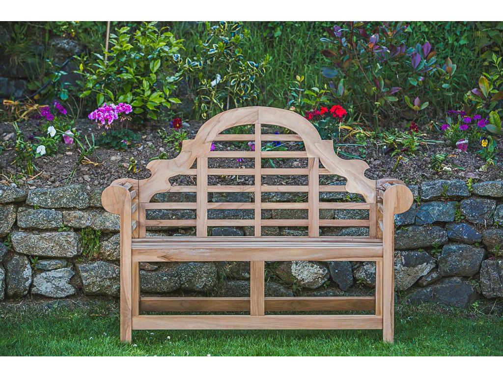 teak lutyens bench garden 4ft seats 2 stylish solid 1